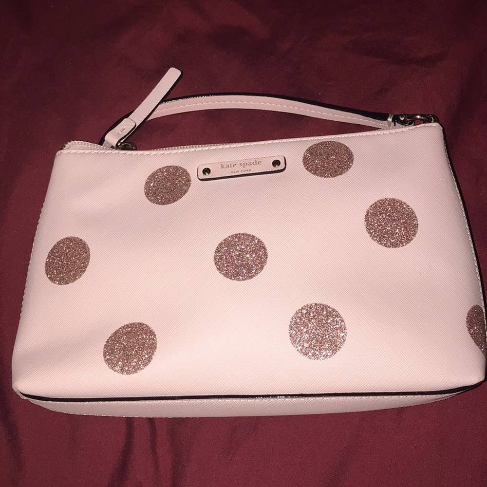 Polka dotted kate spade crossbody
